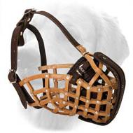 Style Leather Basket Muzzle for Training Style Leather Basket Muzzle for Training