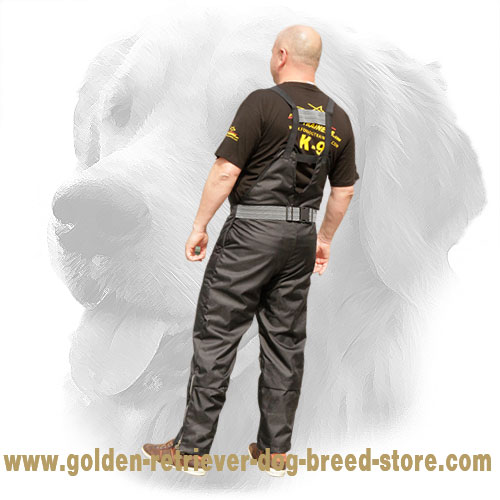 Nylon Protection Scratch Pants for Golden Retriever Schutzhund Training
