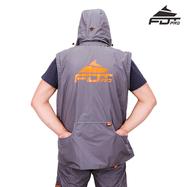 High Quality Dog Training Suit of Grey Color from FDT Wear