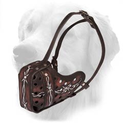 Painted Leather Muzzle